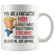 Funny Fantastic Mom Trump Coffee Mug (11 oz)