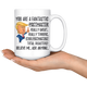 Funny Fantastic Postmaster Coffee Mug, Postmaster Trump Gifts, Best Postmaster Birthday Gift, Postmaster Christmas Graduation Gift