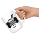 Piebald Dachshund Mug - Piebald Dachshund Ornament - Wiener Dog Dad Mom Mug With Bone And Paws - Great Gift For Daschund Owner - 15 oz