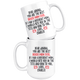 Personalized Dog Charlee Mom Janina Coffee Mug (15 oz)