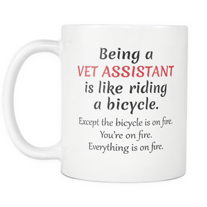 Veterinary Gift, Vet Receptionist, Vet Assistant, Vet Technician, Veterinarian Tech, Gift For Vet Tech, Vet Tech Cup, Veterinary Student, Vet Mug (11oz)