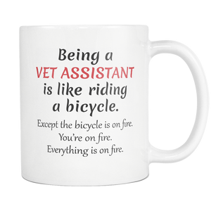 Veterinary Gift, Vet Receptionist, Vet Assistant, Vet Technician, Veterinarian Tech, Gift For Vet Tech, Vet Tech Cup, Veterinary Student, Vet Mug (11oz)