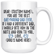 Personalized Best Greyhound Dad Coffee Mug (15 oz)