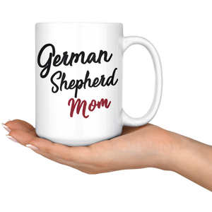 German Shepherd Mom Coffee Mug (15 oz) - Freedom Look