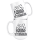 Equine Veterinarian Coffee Mug (15 oz) - Freedom Look