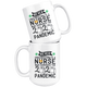 Nurse Survived 2020 Pandemic Toilet Paper White Coffee Mug