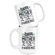 Mother Survived 2020 Pandemic Toilet Paper White Coffee Mug