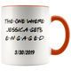 The One Where Jessica Gets Engaged With Date Colored Coffee Mug (11 oz)
