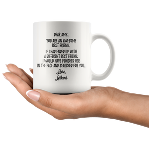 Personalized Best Friends Amy Leilani Coffee Mug (11 oz)