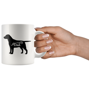 Black Labrador Dad Coffee Mug (11 oz) - Freedom Look