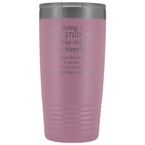 Vet Student Tumbler Funny Gift, Vet Office Worker, Veterinary Medicine Tumbler, Veterinary Assistant Present, Vet School Tumbler (20 oz)