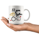 53rd Wedding Anniversary Gift For Him And Her, 53rd Anniversary Mug For Husband & Wife, Married For 53 Years, 53 Years Together With Her (11 oz )