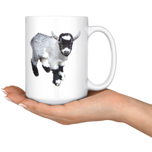 Cute Pygmy Goat Coffee Mug (15 oz)