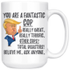Funny Fantastic Cop Trump Coffee Mug (15 oz)