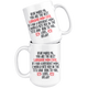 Personalized Labrador Dog Deejay Mom Marilyn Coffee Mug (15 oz)
