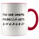 The One Where Rebecca Gets Engaged Colored Coffee Mug (11 oz)