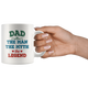 Dad The Man The Myth The Legend Coffee Mug (11 oz) - Freedom Look