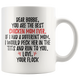 Personalized Chicken Mom Bobbie Coffee Mug (11 oz)