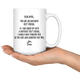 Dear April Best Friend Devin Coffee Mug (15 oz)