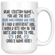 Personalized Best Irish Wolfhound Dad Coffee Mug (15 oz)