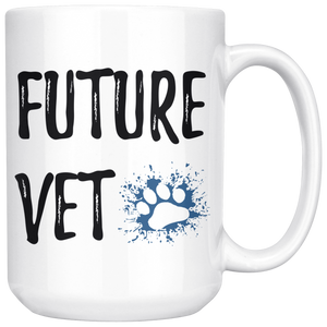 Future Vet Medicine Degree, Veterinarian Student Coffee Mug (15 oz)