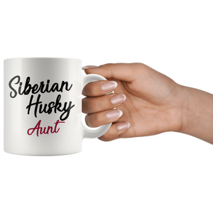 Siberian Husky Aunt Coffee Mug (11 oz)
