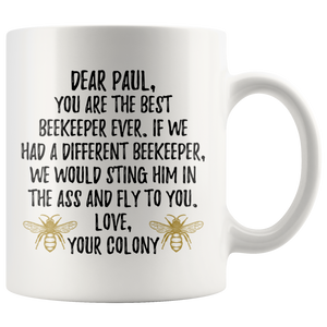 Beekeeper Paul Coffee Mug - Freedom Look