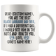 Personalized Best Black Labrador Dog Dad Coffee Mug (11 oz)