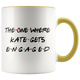 The One Where Kate Gets Engaged Colored Coffee Mug (11 oz)