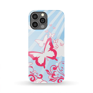 Pink Butterflies Phone Case