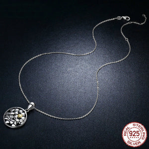 Love Heart Shape Pendant Necklace - 925 Sterling Silver - Freedom Look