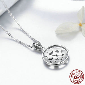 Love Heart Shape Pendant Necklace - 925 Sterling Silver - Freedom Look