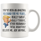 Funny Amazing Husband For 46 Years Coffee Mug, 46th Anniversary Husband Trump Gifts, 46th Anniversary Mug, 46 Years Together With My Hubby