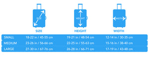 Dragonfly Violet Luggage Covers - Freedom Look
