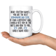 Personalized Best Komondor Dad Coffee Mug (15 oz)