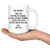 Thank You For Being My Husband Coffee Mug (15 oz)