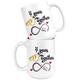 4th Wedding Anniversary Gift For Him And Her, 4th Anniversary Mug For Husband & Wife, Married 4 Years, 4 Years Together, 4 Years With Her (15 oz )