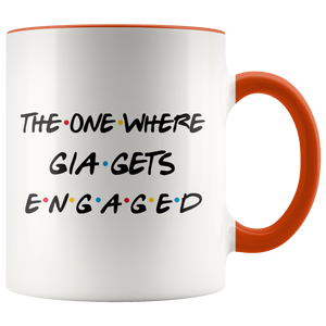 The One Where Gia Gets Engaged Colored Coffee Mug (11 oz)