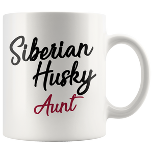 Siberian Husky Aunt Coffee Mug (11 oz)