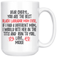 Personalized Black Labrador Dog Moxie Mom Cheryl Coffee Mug (15 oz)