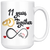 11th Wedding Anniversary Gift For Him And Her, 11th Anniversary Mug For Husband & Wife, Married For 11 Years, 11 Years Together With Her (15 oz )