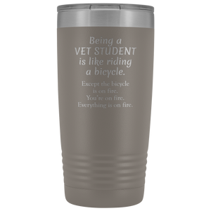 Vet Student Tumbler Funny Gift, Vet Office Worker, Veterinary Medicine Tumbler, Veterinary Assistant Present, Vet School Tumbler (20 oz)