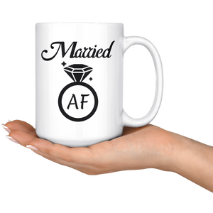 Married AF - Happy Marriage Coffee Mug (15 oz)