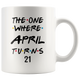 The One Where April Turns 21 Years Coffee Mug (11 oz)
