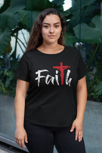 Faith Jesus Cross Womens And Unisex T-Shirt