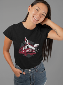 Easter Bunny Firefighter Womens And Unisex T-Shirt