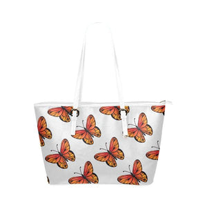Butterflies Leather Tote Bags - Freedom Look