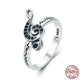 Music Lovers Ring - 925 Sterling Silver - Freedom Look