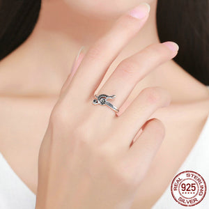 Music Lovers Ring - 925 Sterling Silver - Freedom Look