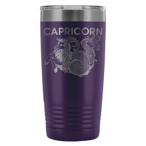Capricorn Zodiac - Goat Lover 20 oz Vacuum Tumbler - Freedom Look